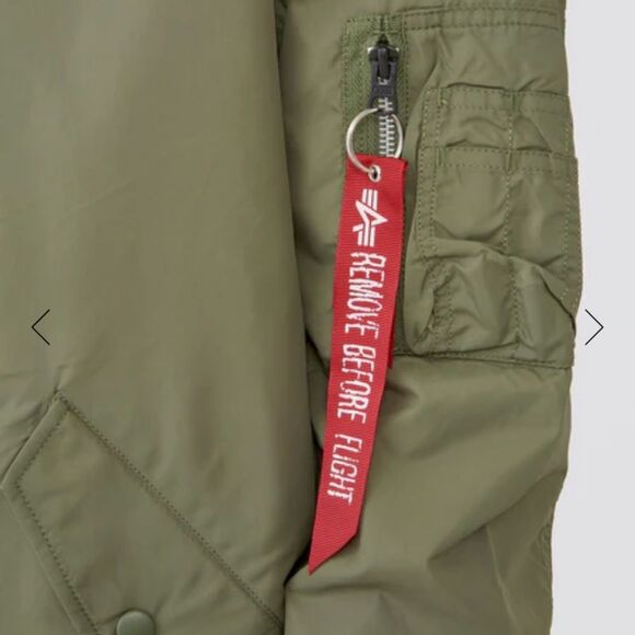 Alpha Industries Women’s Medium 2B Scout W Sage Green Bomber Flight Jacket - Picture 2 of 7